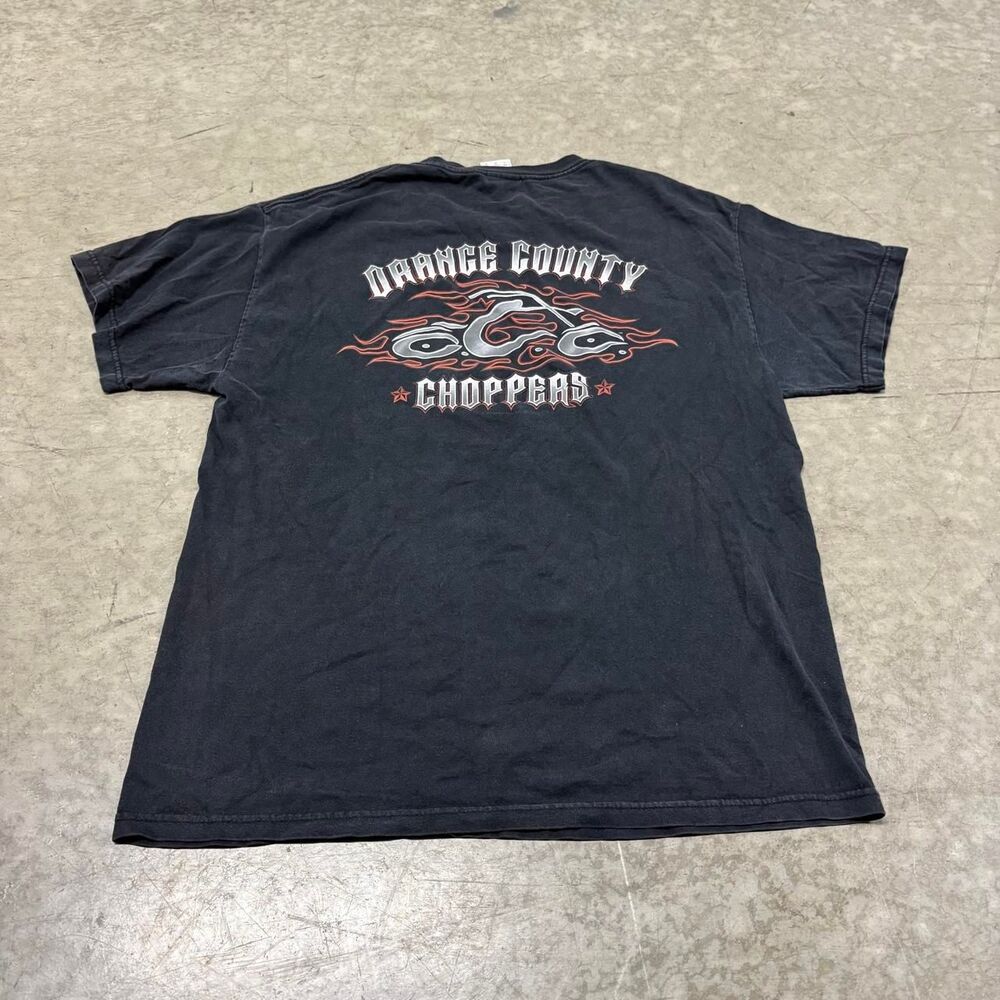 Harley-davidson Men's Black and Grey T-shirt